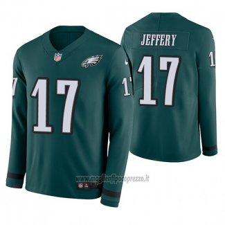Maglia NFL Therma Manica Lunga Philadelphia Eagles Alshon Jeffery Verde