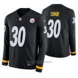 Maglia NFL Therma Manica Lunga Pittsburgh Steelers James Conner Nero