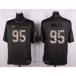 Maglia NFL Anthracite Denver Broncos Wolfe 2016 Salute To Service