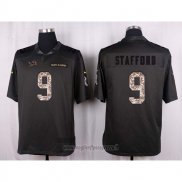 Maglia NFL Anthracite Detroit Lions Stafford 2016 Salute To Service