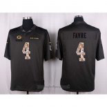 Maglia NFL Anthracite Green Bay Packers Faver 2016 Salute To Service