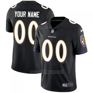 Maglia NFL Bambino Baltimore Ravens Personalizzate Nero