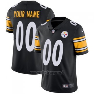 Maglia NFL Bambino Pittsburgh Steelers Personalizzate Nero