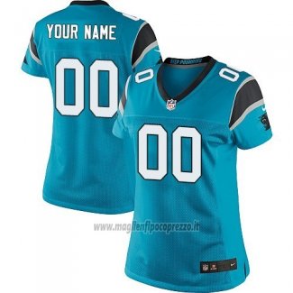 Maglia NFL Donna Carolina Panthers Personalizzate Blu