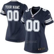 Maglia NFL Donna Dallas Cowboys Personalizzate Blu