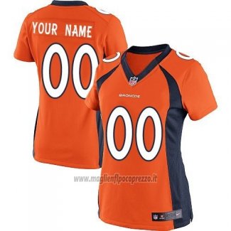 Maglia NFL Donna Denver Broncos Personalizzate Arancione