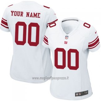Maglia NFL Donna New York Giants Personalizzate Bianco