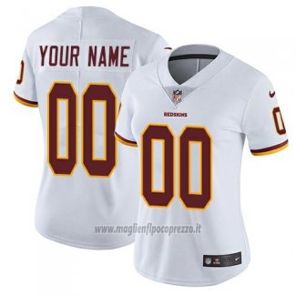 Maglia NFL Donna Washington Commanders Personalizzate Bianco