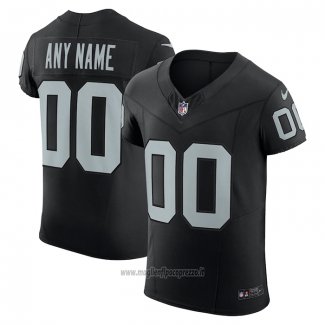 Maglia NFL Elite Las Vegas Raiders Vapor F.U.S.E. Personalizzate Nero
