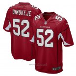 Maglia NFL Game Arizona Cardinals Victor Dimukeje 52 Rosso