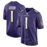 Maglia NFL Game Baltimore Ravens Number 1 Groom Viola
