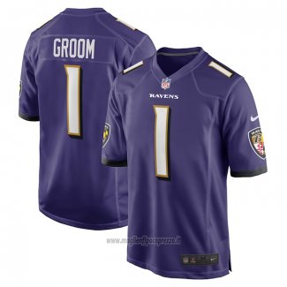 Maglia NFL Game Baltimore Ravens Number 1 Groom Viola