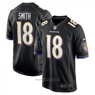 Maglia NFL Game Baltimore Ravens Roquan Smith Alternato Nero
