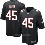 Maglia NFL Game Bambino Atlanta Falcons Jones Nero
