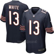 Maglia NFL Game Bambino Chicago Bears White Bianco Nero