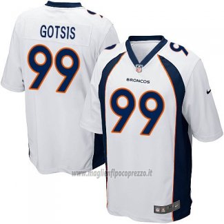 Maglia NFL Game Bambino Denver Broncos Gotsis Bianco
