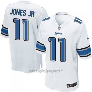 Maglia NFL Game Bambino Detroit Lions Jones Jr Bianco