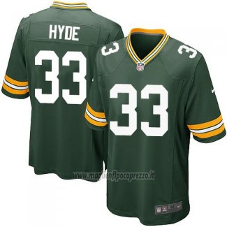 Maglia NFL Game Bambino Green Bay Packers Hyde Verde Militar