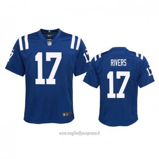 Maglia NFL Game Bambino Indianapolis Colts Philip Rivers 2020 Blu