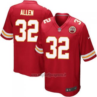 Maglia NFL Game Bambino Kansas City Chiefs Allen Rosso