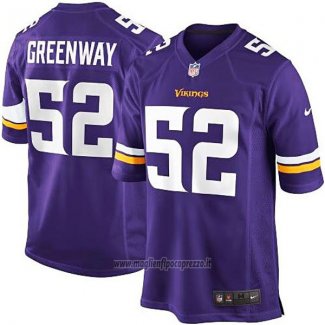 Maglia NFL Game Bambino Minnesota Vikings Greenway Viola