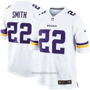 Maglia NFL Game Bambino Minnesota Vikings Smith Bianco