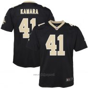 Maglia NFL Game Bambino New Orleans Saints Alvin Kamara Nero