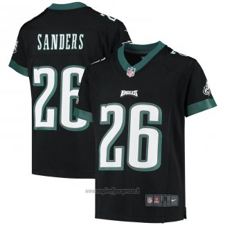 Maglia NFL Game Bambino Philadelphia Eagles Miles Sanders 2020 Nero