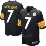 Maglia NFL Game Bambino Pittsburgh Steelers Roethlisberger Nero