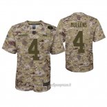 Maglia NFL Game Bambino San Francisco 49ers Nick Mullens Camuffamento 2018 Salute To Service