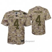 Maglia NFL Game Bambino San Francisco 49ers Nick Mullens Camuffamento 2018 Salute To Service