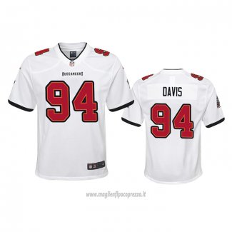 Maglia NFL Game Bambino Tampa Bay Buccaneers Khalil Davis 2020 Bianco