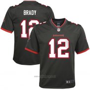 Maglia NFL Game Bambino Tampa Bay Buccaneers Tom Brady Alternato Grigio