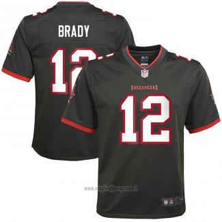 Maglia NFL Game Bambino Tampa Bay Buccaneers Tom Brady Alternato Grigio
