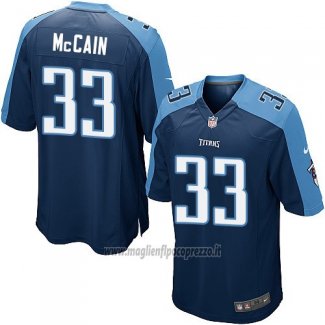 Maglia NFL Game Bambino Tennessee Titans Mccain Blu Scuro