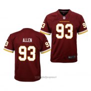 Maglia NFL Game Bambino Washington Commanders Jonathan Allen Rosso