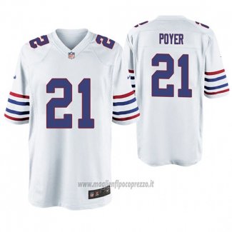 Maglia NFL Game Buffalo Bills Jordan Poyer Throwback Bianco