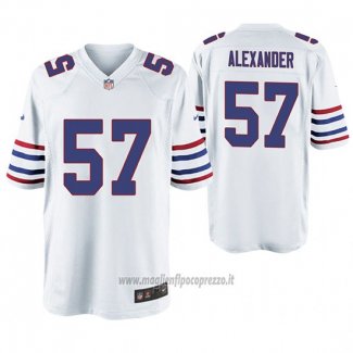 Maglia NFL Game Buffalo Bills Lorenzo Alexander Throwback Bianco