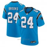 Maglia NFL Game Carolina Panthers Jonathon Brooks 2024 NFL Draft Alternato Blu
