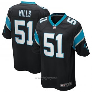 Maglia NFL Game Carolina Panthers Sam Mills Retired Nero
