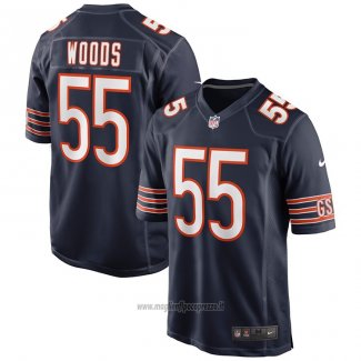 Maglia NFL Game Chicago Bears Josh Woods Blu