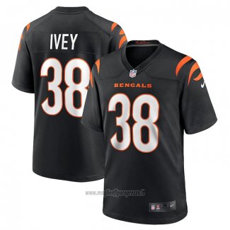Maglia NFL Game Cincinnati Bengals Dj Ivey Nero