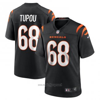 Maglia NFL Game Cincinnati Bengals Josh Tupou 68 Nero
