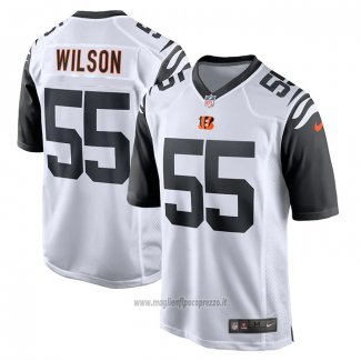Maglia NFL Game Cincinnati Bengals Logan Wilson Alternato Bianco