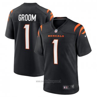 Maglia NFL Game Cincinnati Bengals Number 1 Groom Nero