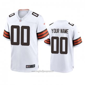 Maglia NFL Game Cleveland Browns Personalizzate 2020 Bianco