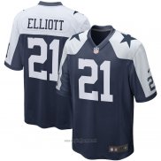 Maglia NFL Game Dallas Cowboys Ezekiel Elliott Alternato Blu