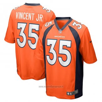 Maglia NFL Game Denver Broncos Kary Vincent Jr Arancione