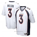 Maglia NFL Game Denver Broncos Russell Wilson Bianco