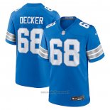 Maglia NFL Game Detroit Lions Taylor Decker Blu Bianco